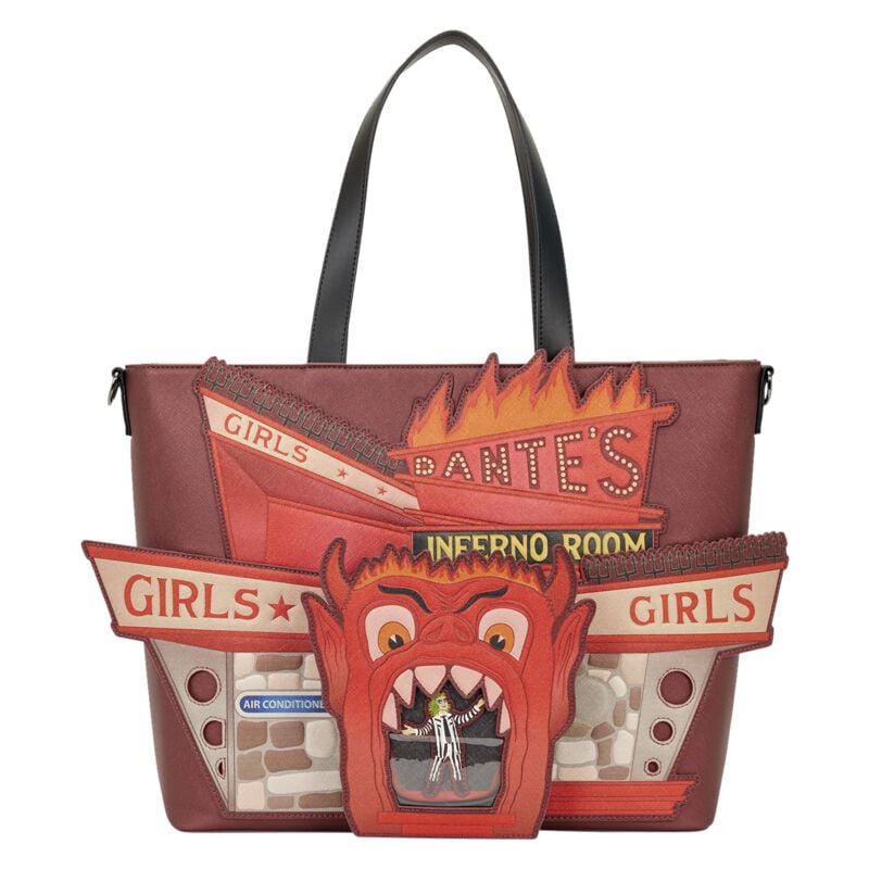 Gothicana By Emp "Loungefly - Inferno Room" Handbag Multicolour By Beetlejuice