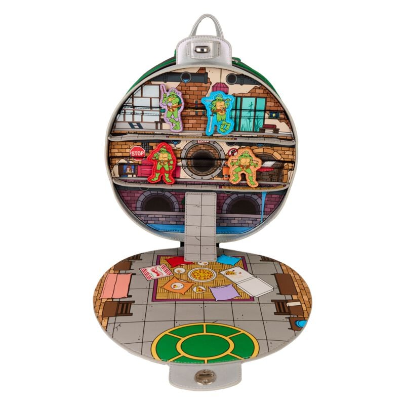 Gothicana By Emp "Loungefly - Turtles Power" Backpack Multicolour By Teenage Mutant Ninja Turtles