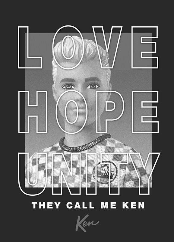 Gothicana By Emp "Love Hope Unity" T-Shirt White By Barbie
