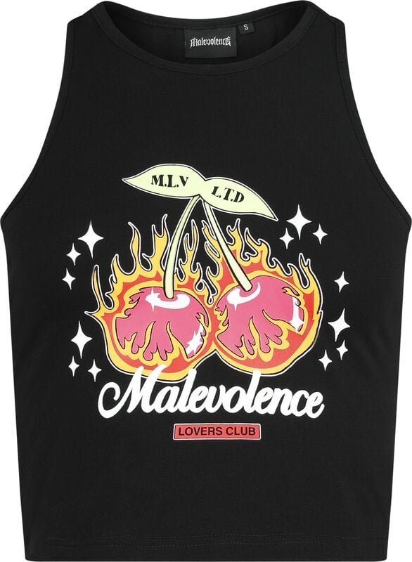 gothicana by emp "Lovers Club" Top black by Malevolence