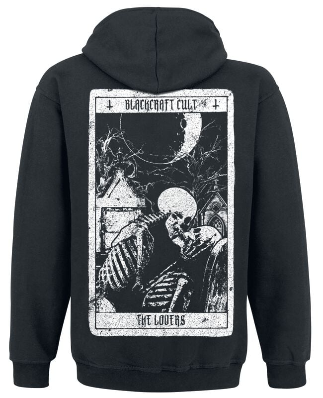 Gothicana By Emp "Lovers Tarot FB Zip Hoodie" Hoodie Jacket Black By Blackcraft Cult