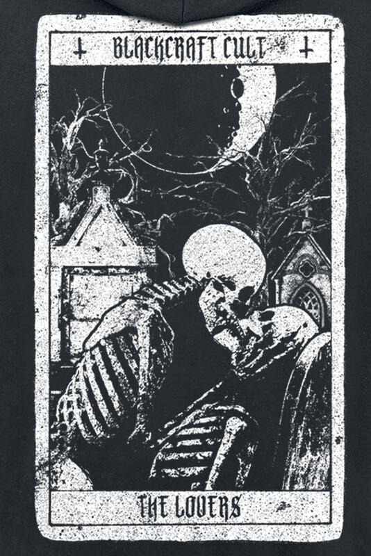 Gothicana By Emp "Lovers Tarot FB Zip Hoodie" Hoodie Jacket Black By Blackcraft Cult