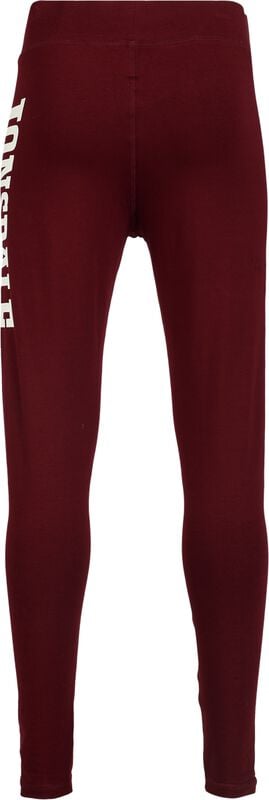 Gothicana By Emp "LOWSTOFT" Leggings Burgundy By Lonsdale London