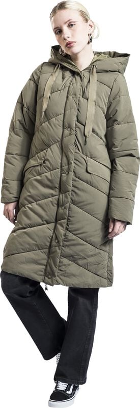 Gothicana By Emp "LS P JK CA44RLOTTA" Winter Coat Khaki By Hailys