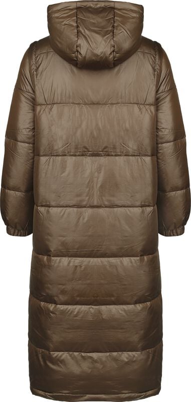 Gothicana By Emp "LS P JK MI44LENA 2IN1" Winter Coat Brown By Hailys
