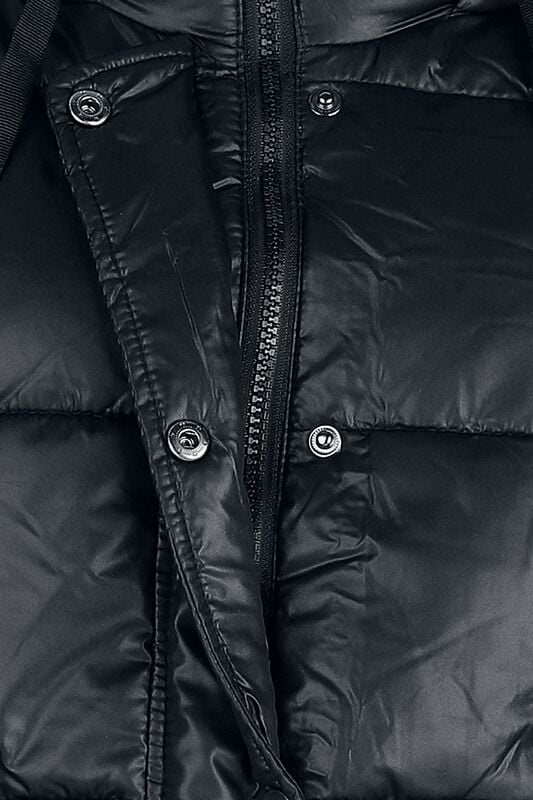 Gothicana By Emp "LS P JK VA44NESSA" Between-seasons Jacket Black By Hailys