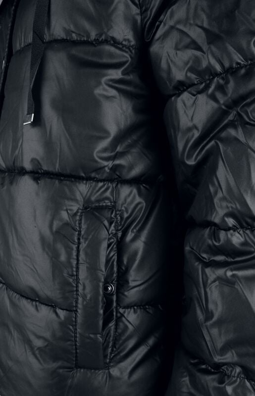 Gothicana By Emp "LS P JK VA44NESSA" Between-seasons Jacket Black By Hailys