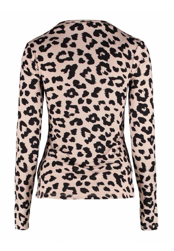 Gothicana By Emp "LS P TP Ka44lea" Long-sleeve Shirt Leopard By Hailys