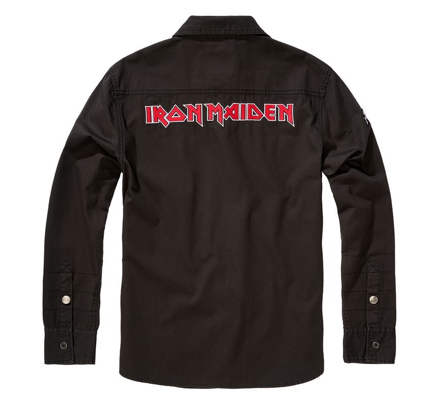 Gothicana By Emp "Luis Vintage Shirt" Longsleeve Black By Iron Maiden