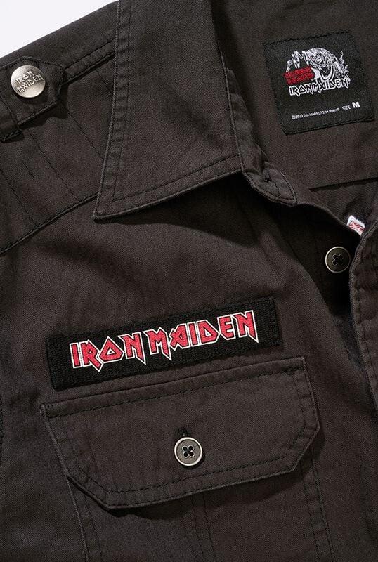 Gothicana By Emp "Luis Vintage Shirt" Longsleeve Black By Iron Maiden