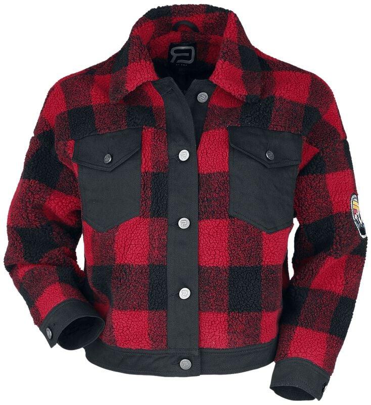 gothicana by emp "Lumber jacket" Between-seasons Jacket black by RED by EMP