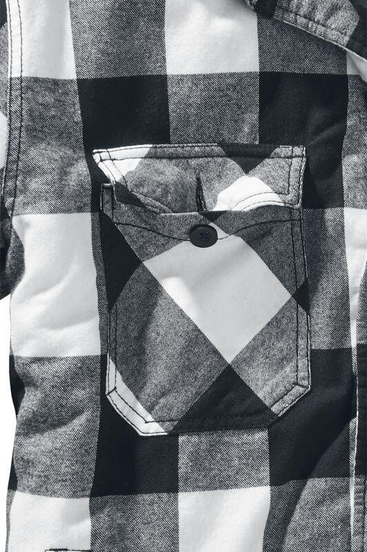 Gothicana By Emp "Lumberjacket" Between-seasons Jacket Black-white By Brandit