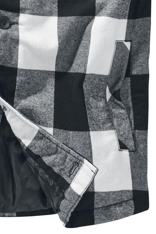 Gothicana By Emp "Lumberjacket" Between-seasons Jacket Black-white By Brandit