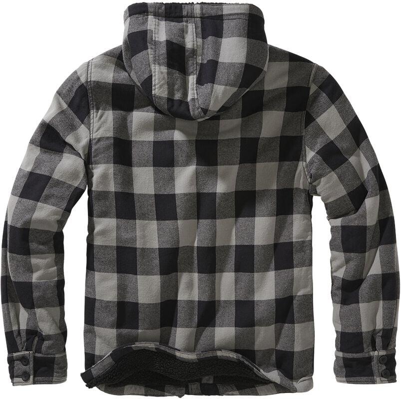 Gothicana By Emp "Lumberjacket Hooded" Between-seasons Jacket Black By Brandit