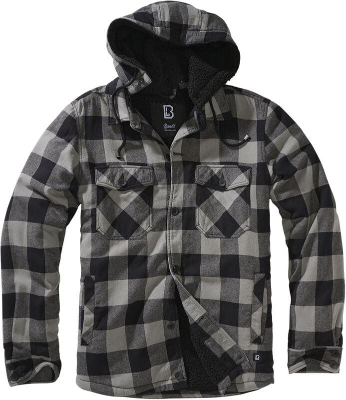 gothicana by emp "Lumberjacket Hooded" Between-seasons Jacket black by Brandit