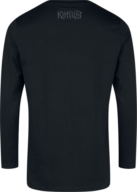 Gothicana By Emp "Lunar Crescent Longsleeved Top" Long-sleeve Shirt Black By KIHILIST By KILLSTAR