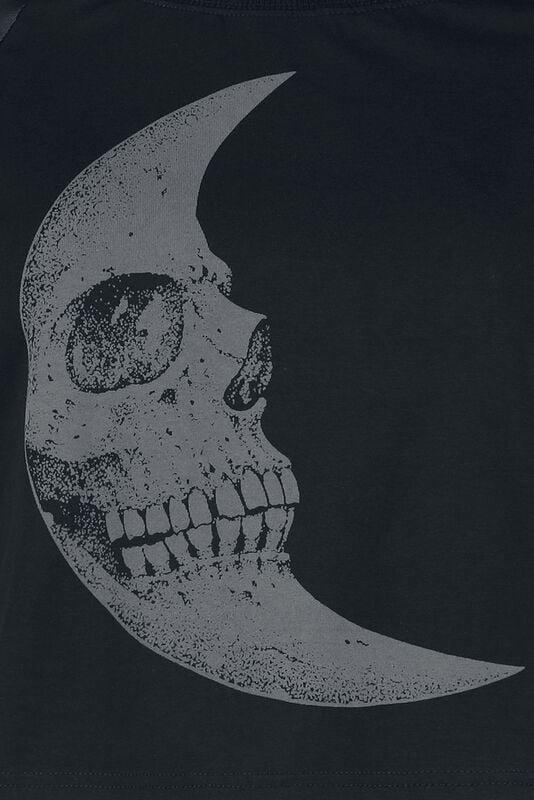 Gothicana By Emp "Lunar Crescent Longsleeved Top" Long-sleeve Shirt Black By KIHILIST By KILLSTAR