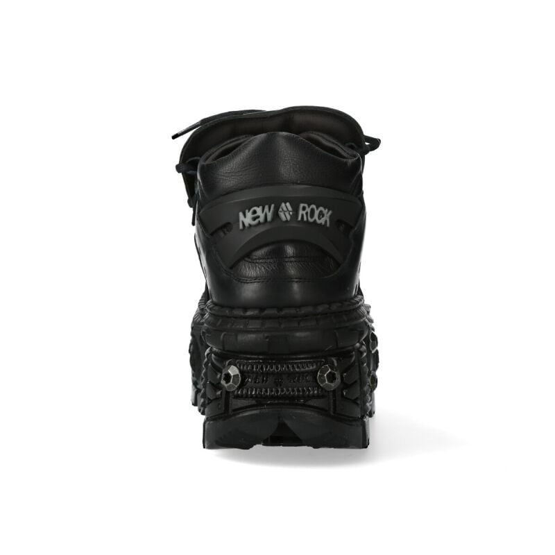 Gothicana By Emp "M-WALL106-S25" Lace-up Shoe Black By New Rock