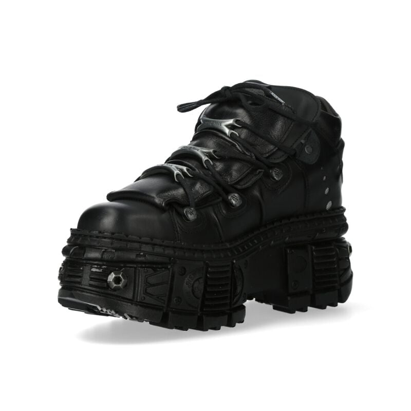 gothicana by emp "M-WALL106-S25" Lace-up shoe black by New Rock