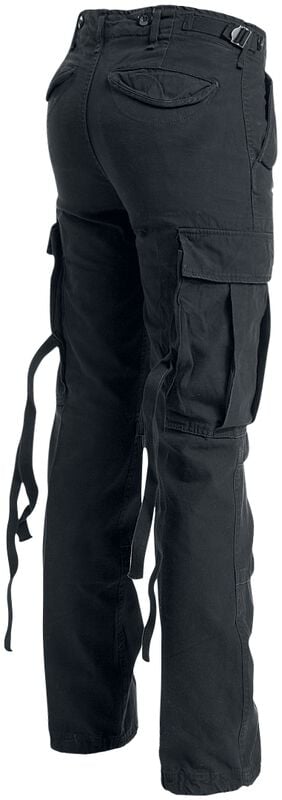 Gothicana By Emp "M65 Ladies Trousers" Cargo Trousers Black By Brandit