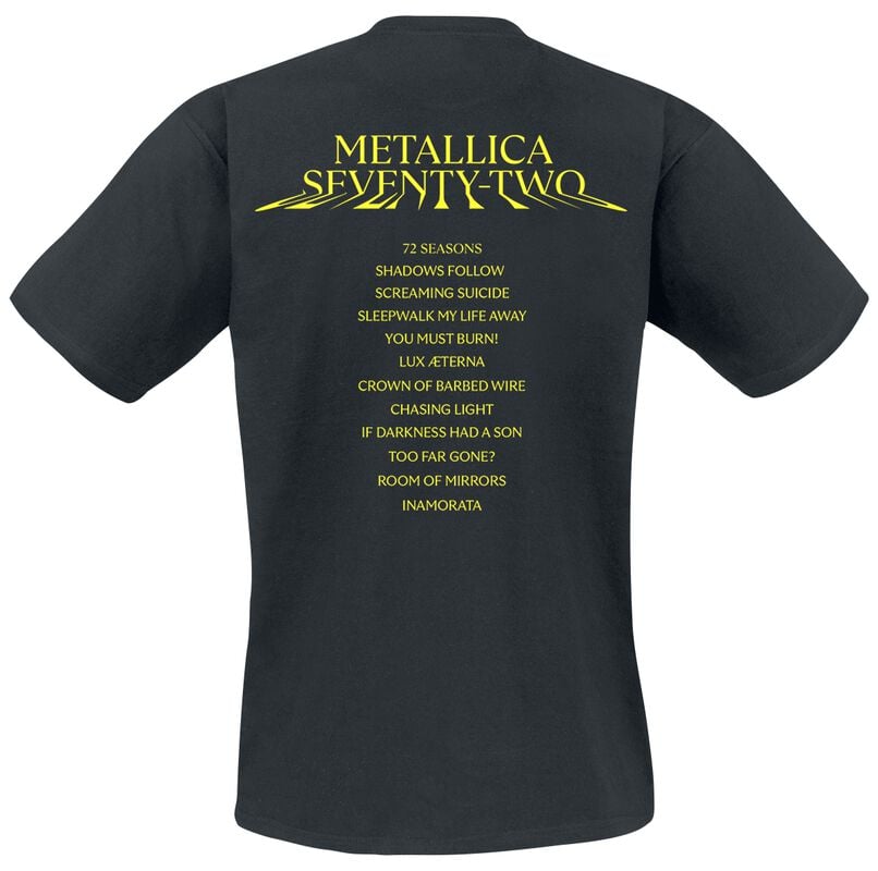Gothicana By Emp "M72 Squared Cover" T-Shirt Black By Metallica