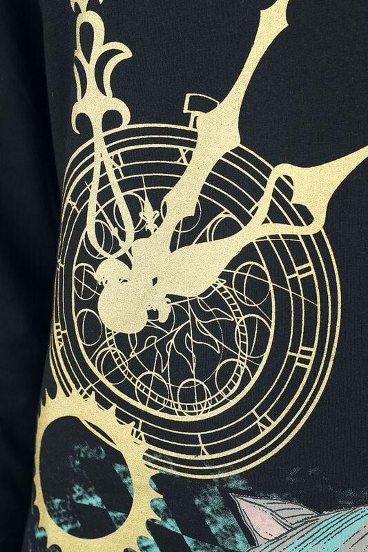 Gothicana By Emp "Mad Cat" Midi Dress Black By Alice In Wonderland