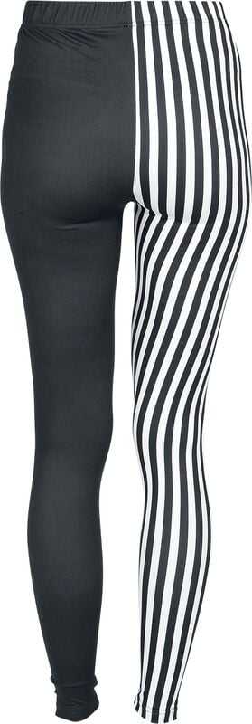 Gothicana By Emp "Magic And Style" Leggings Black-white By RED By EMP