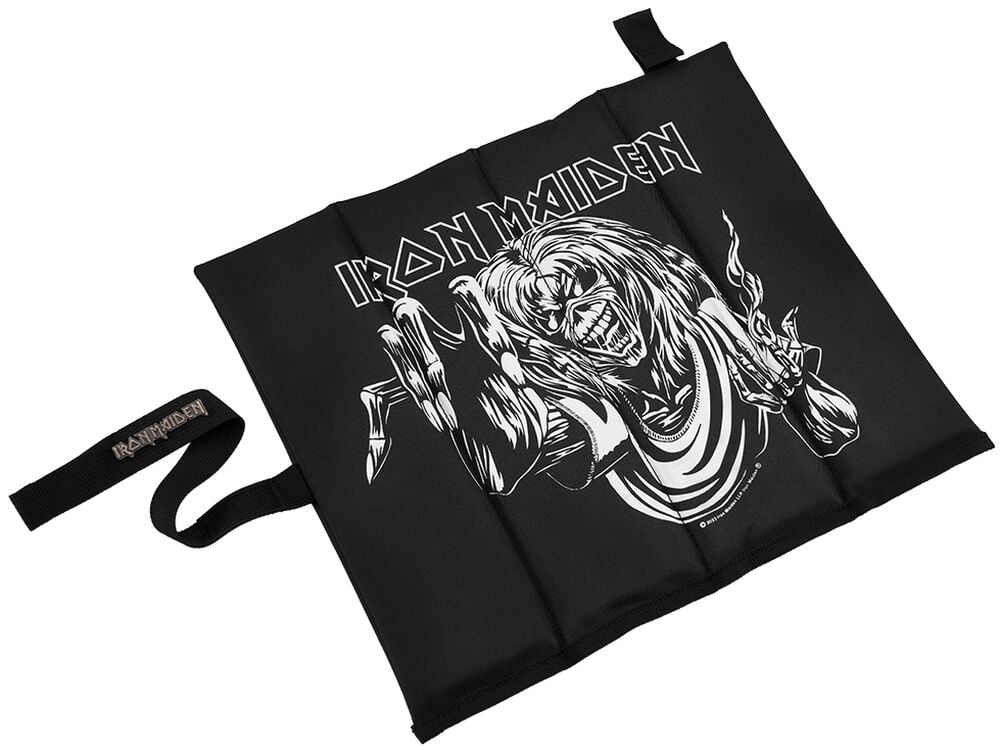 Gothicana By Emp "Maiden Sit Mat Eddie GITD" Picnic Blanket By Iron Maiden