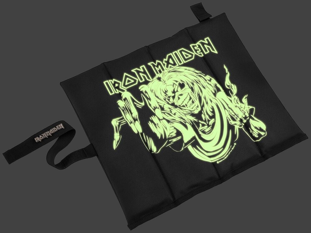 Gothicana By Emp "Maiden Sit Mat Eddie GITD" Picnic Blanket By Iron Maiden