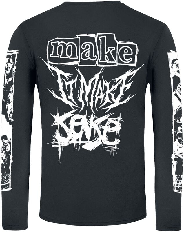 Gothicana By Emp "Make It Make Sense" Long-sleeve Shirt Black By A Day To Remember