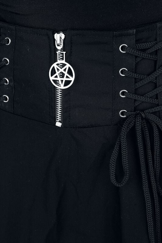 Gothicana By Emp "Mali Skirt" Midi Skirt Black By Heartless