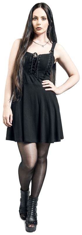 Gothicana By Emp "Malice Dress" Mini Dress Black By Poizen Industries