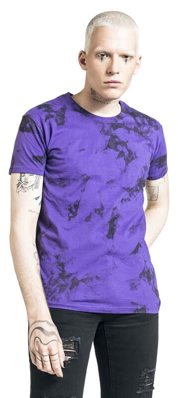 Gothicana By Emp "Man's T-Shirt" T-Shirt Black-lilac By Outer Vision