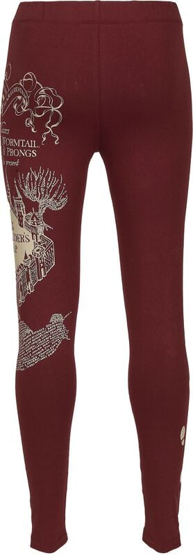 Gothicana By Emp "Marauder's Map" Leggings Multicolour By Harry Potter