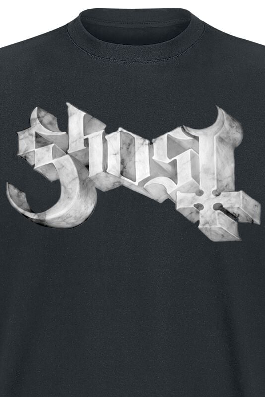 Gothicana By Emp "Marbel Logo" T-Shirt Black By Ghost