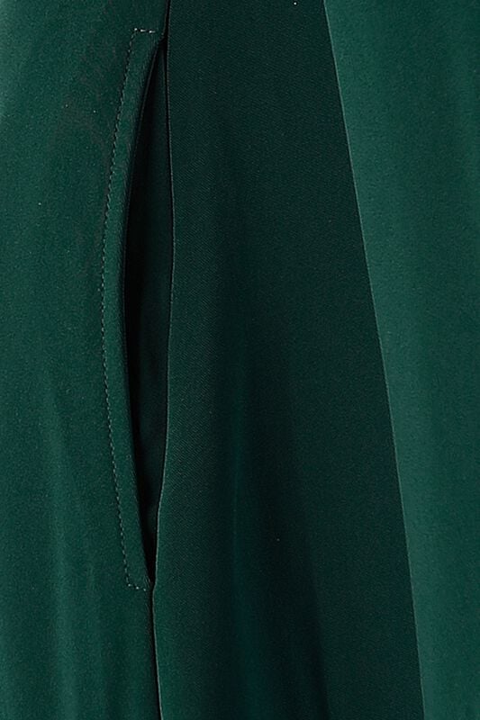 Gothicana By Emp "Maria Swing Dress" Midi Dress Green By H&R London