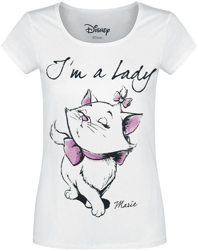 gothicana by emp "Marie - I'm A Lady" T-Shirt white by Aristocats