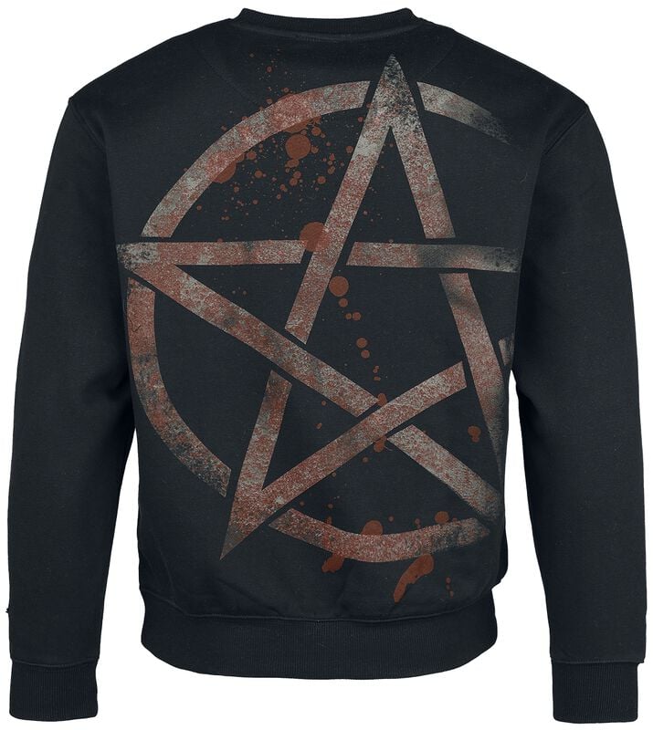 Gothicana By Emp "Marked For Death Jumper" Sweatshirt Black By Alchemy England