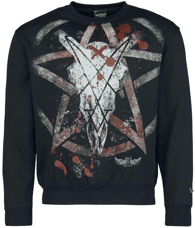 gothicana by emp "Marked For Death Jumper" Sweatshirt black by Alchemy England