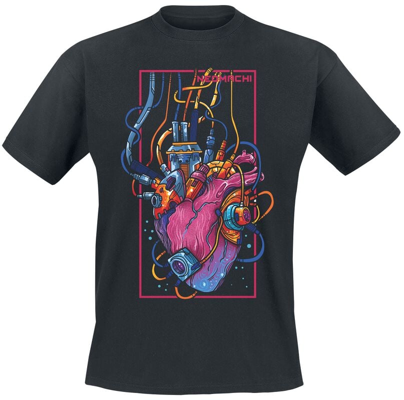 gothicana by emp "MASHINHATO" T-Shirt black by NEOMACHI
