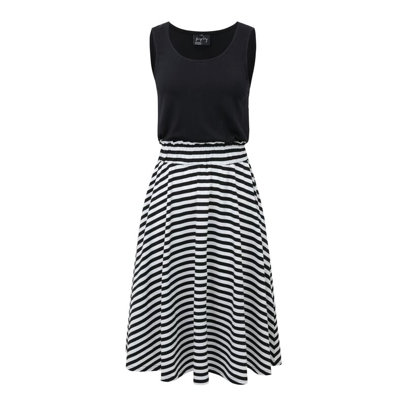 gothicana by emp "MAY" Midi Dress black-white by Forplay