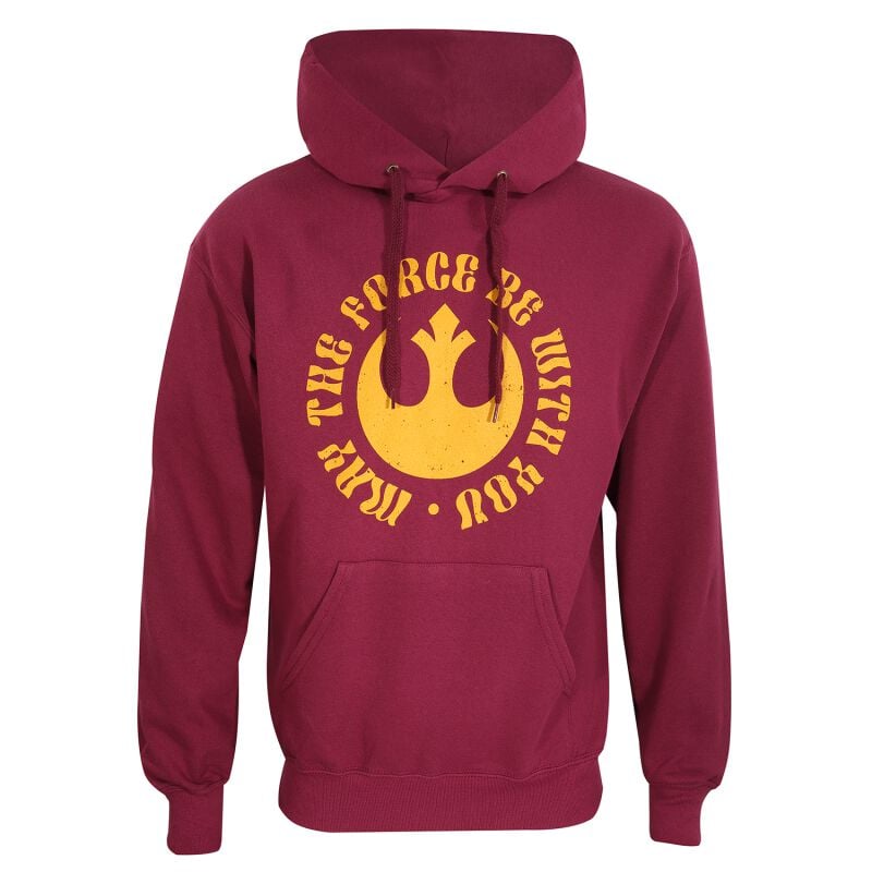 gothicana by emp "May the force be with you" Hoodie burgundy by Star Wars