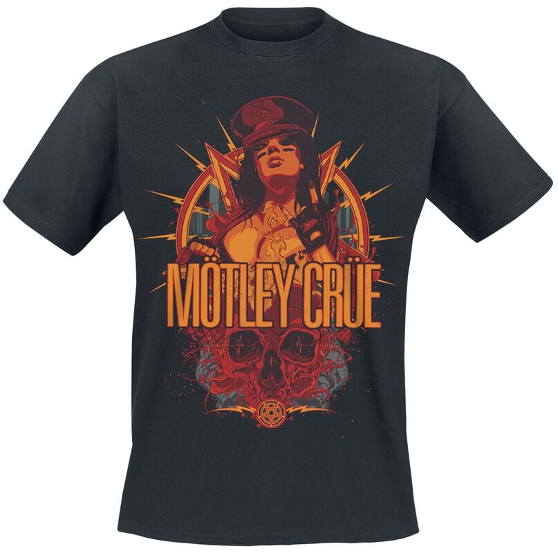 gothicana by emp "MC Girl" T-Shirt black by Mötley Crüe