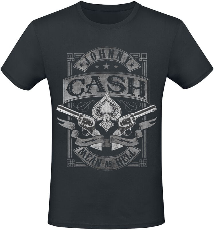 gothicana by emp "Mean As Hell" T-Shirt black by Johnny Cash