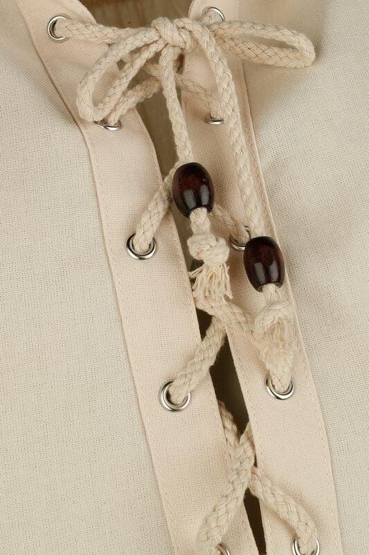 Gothicana By Emp "Medieval Shirt" Shirt Natural By Banned Alternative