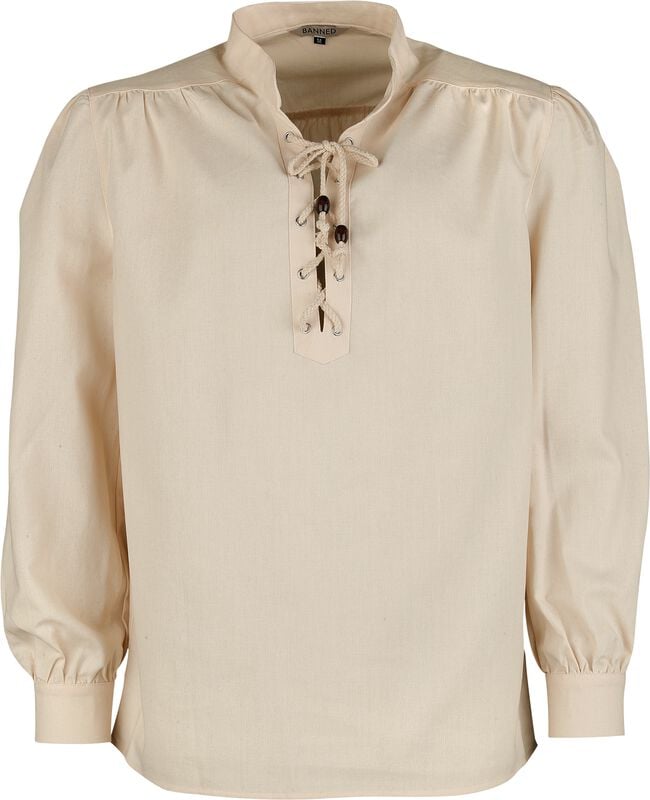 gothicana by emp "Medieval Shirt" Shirt natural by Banned Alternative
