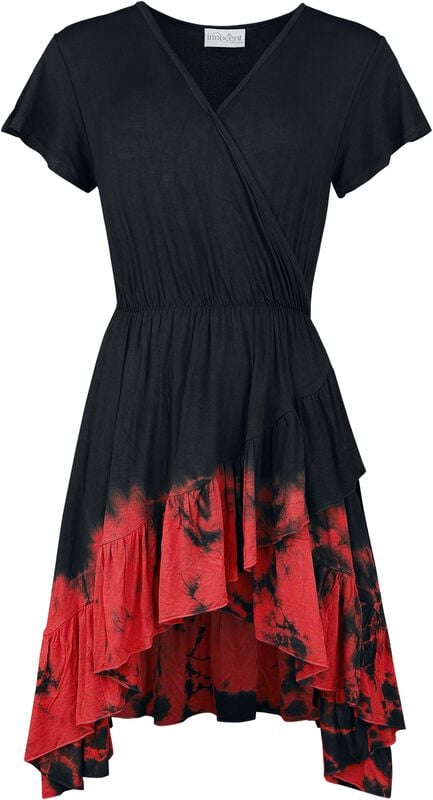 gothicana by emp "Megaera Dress" Mini Dress black-red by Innocent