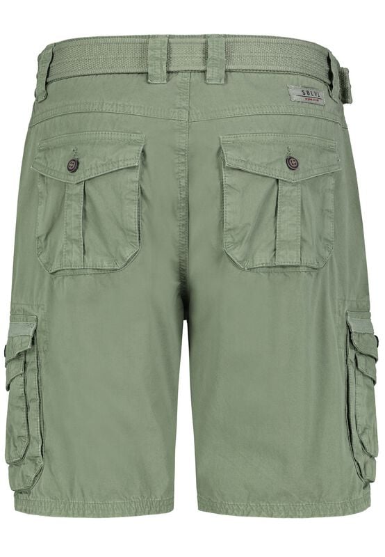 Gothicana By Emp "Men's Cargo Bermuda" Shorts Green By Sublevel