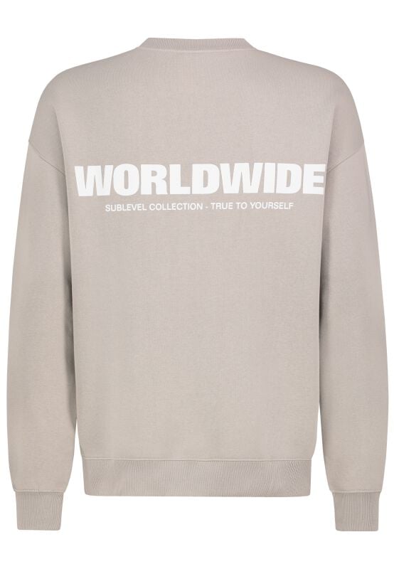 Gothicana By Emp "Men's Shirt" Sweatshirt Beige By Sublevel
