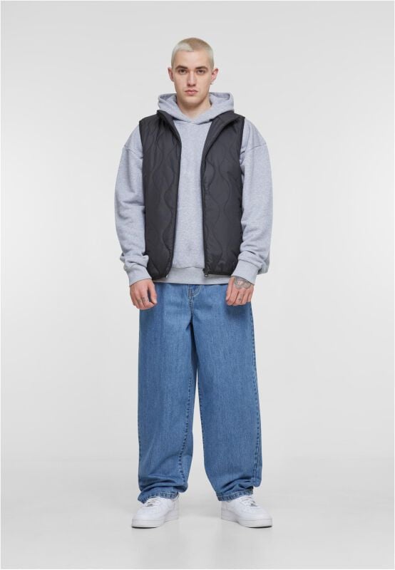 Gothicana By Emp "Mens Super Light Bubble Vest" Vest Black By Urban Classics